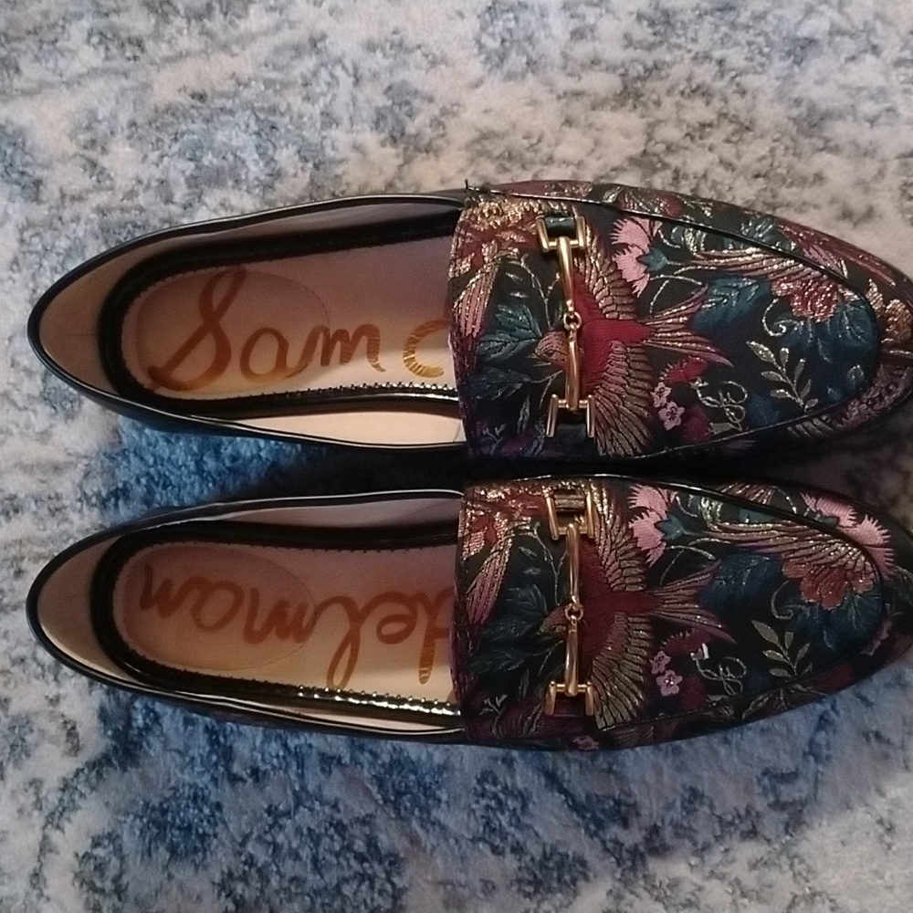 Sam Edelman Loraine Bit Loafer Majestic Bird Jacquard